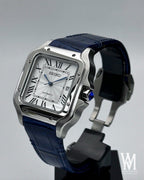 Santeiko | White Blue Leather