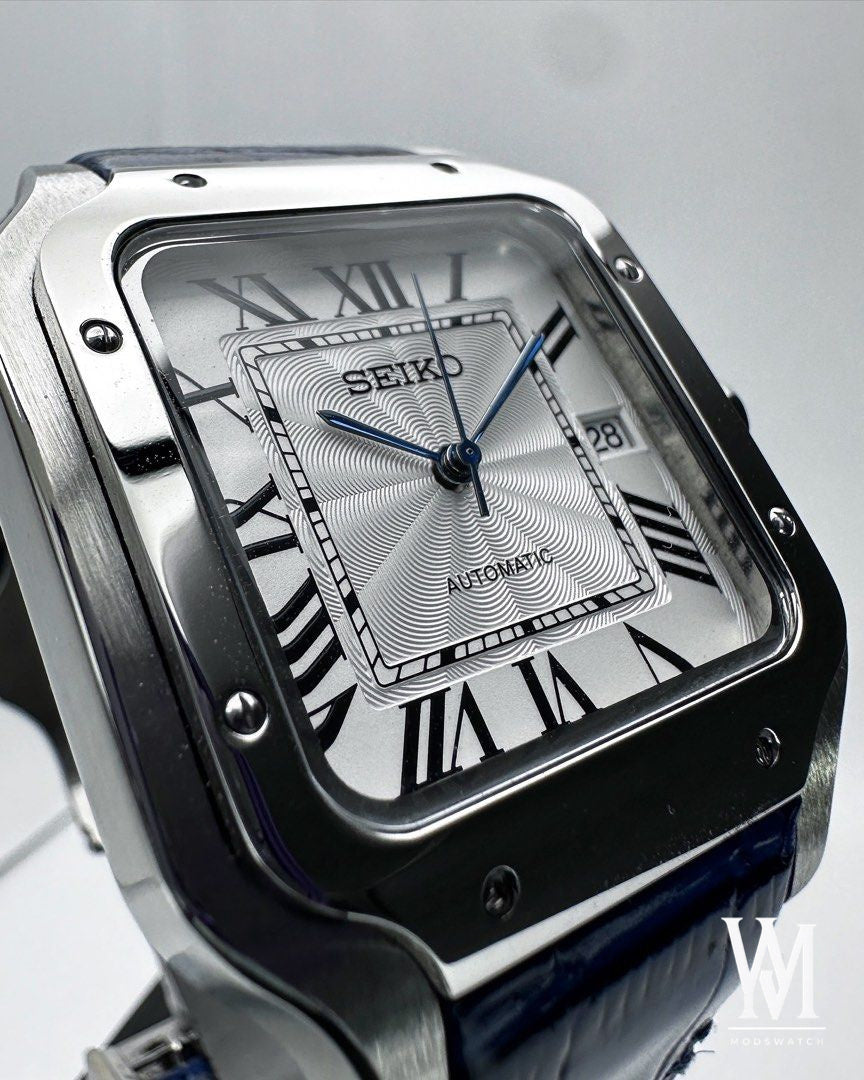 Santeiko | White Blue Leather