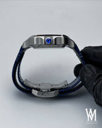 Santeiko | White Blue Leather