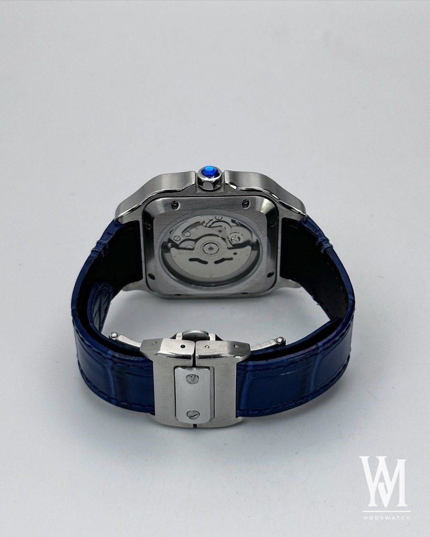 Santeiko | White Blue Leather